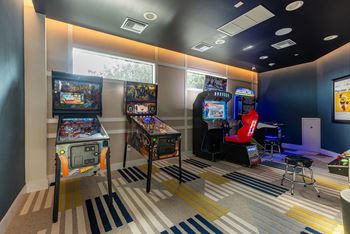 Game room w/ pool table & game table